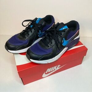 Nike Air Max Excee SE1 GS Black Purple Laser Blue Sneakers Women’s 7 Youth 5.5Y